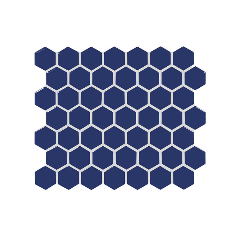 American Olean Color Story Mosaics Sapphire Sky Ceramic Tile - Hexagon
