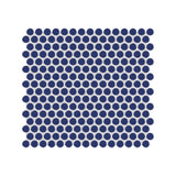 American Olean Color Story Mosaics Sapphire Sky Ceramic Tile - Penny Rounds