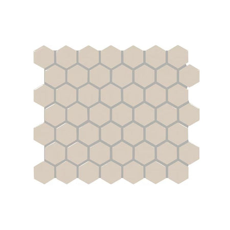 American Olean Color Story Stable Mosaic Tile | Glossy - Hexagon