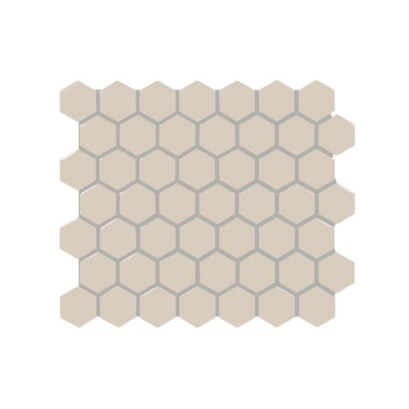 American Olean Color Story Stable Mosaic Tile | Glossy - Hexagon