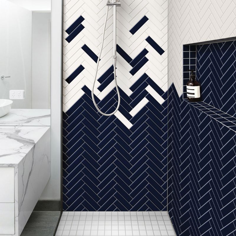 American Olean Color Story Wall Ice White Ceramic Tile - Lifestyle