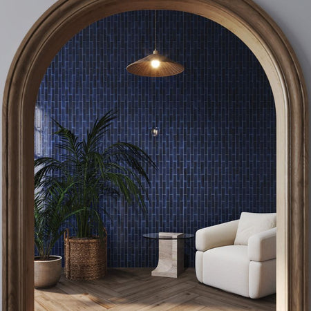 American Olean Conrad Brick Marine Ceramic Wall Tile - Lifestyle 1