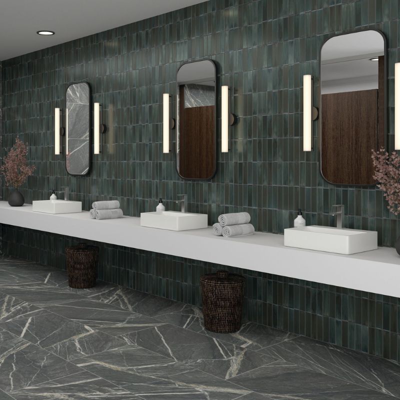 American Olean Conrad Brick Siren Ceramic Wall Tile - Lifestyle 2