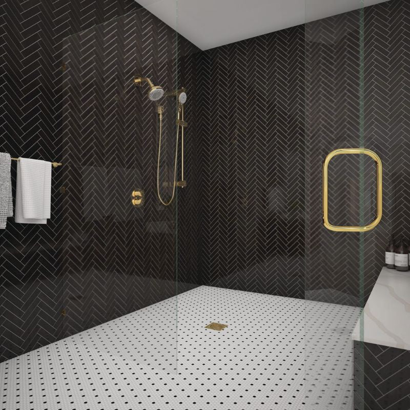 American Olean Conrad Brick Stark Ceramic Wall Tile - Lifestyle