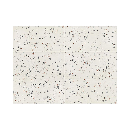 American Olean Designer White Speckle Concrete-Look Tile - Rectangle Product