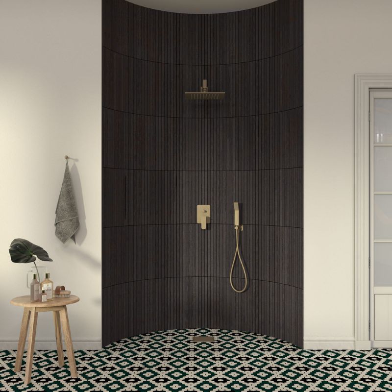 American Olean Ebony Wood-Look Porcelain Tile - Lifestyle