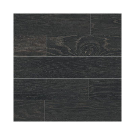 American Olean Ebony Wood-Look Porcelain Tile - Plank