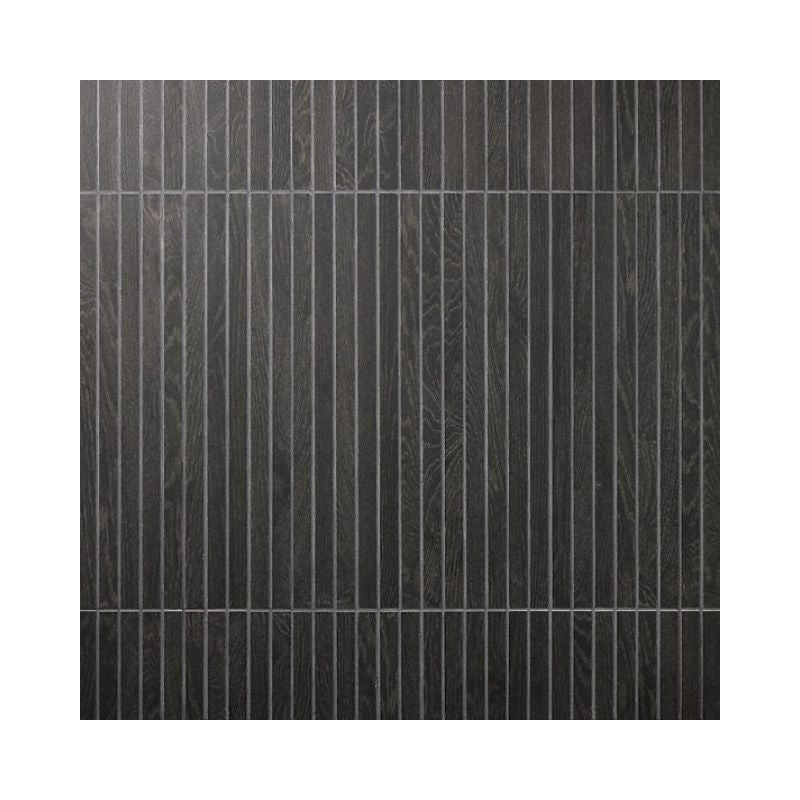American Olean Ebony Wood-Look Porcelain Tile - Stacked