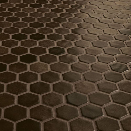 American Olean Espresso Studio Haven Ceramic Tile - Hexagon Zoom