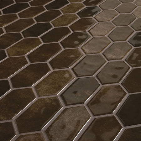 American Olean Espresso Studio Haven Ceramic Tile - Picket Zoomed