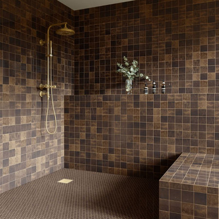 American Olean Espresso Studio Haven Ceramic Tile - Square Lifestyle