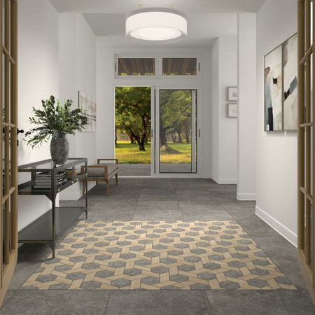 american-olean-historic-limestone-mosaic-legacy-blend - Lifestyle