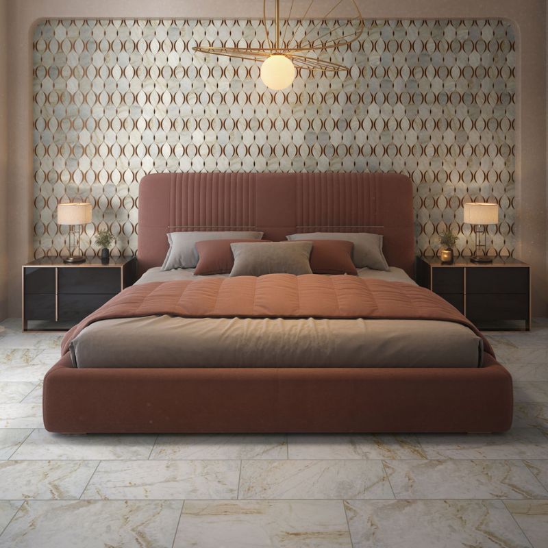 American Olean Lumen White Blend Mosaic Tile
