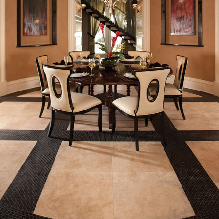 American Olean Mediterranean Ivory Premium Travertine Tile - Lifestyle