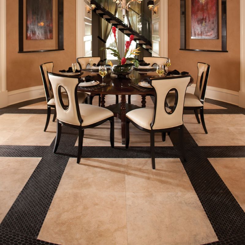 American Olean Mediterranean Ivory Premium Travertine Tile - Lifestyle