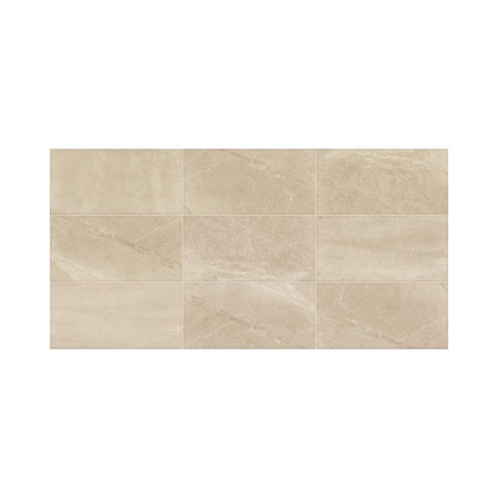 American Olean Merit Cool Beige Stone-Look Porcelain Tile - Rectangle