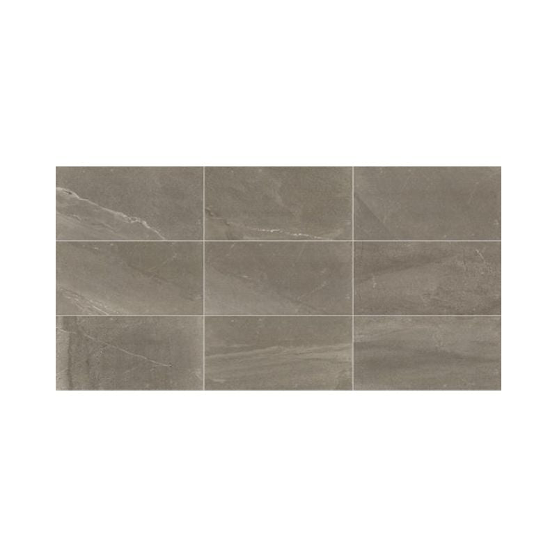 American Olean Merit Dark Gray Stone-Look Porcelain Tile