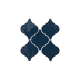 American Olean Midnight Blue Decorative Wall Tile - Arabesque