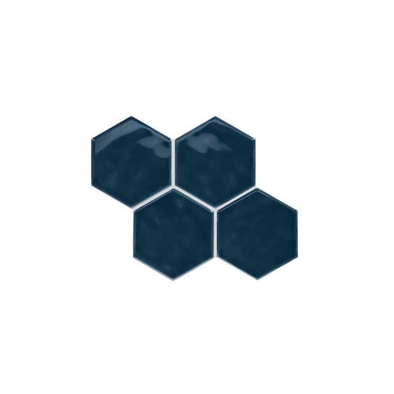 American Olean Midnight Blue Decorative Wall Tile - Hexagon