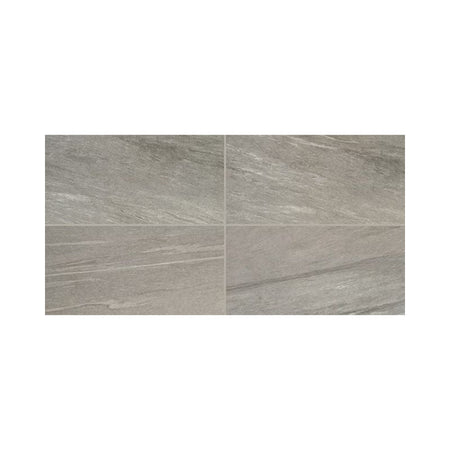 American Olean Montesano Medium Gray Stone-Look Porcelain Tile - Quality Home Distribution
