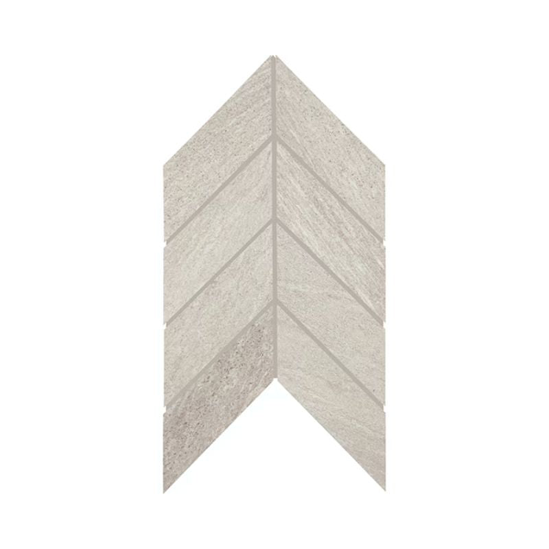 American Olean Montesano Greige Stone-Look Porcelain Tile - Chervon