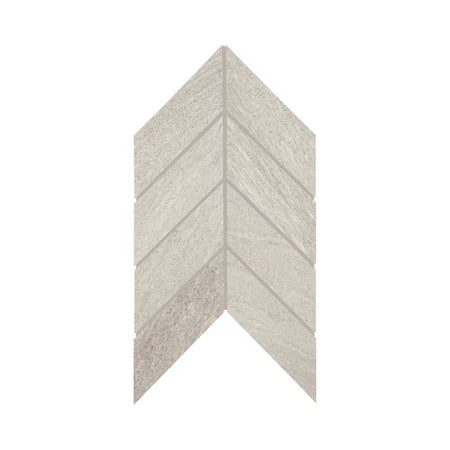 American Olean Montesano Greige Stone-Look Porcelain Tile - Chervon