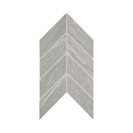 American Olean Montesano Light Gray Stone Tile - Chevron