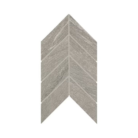 American Olean Montesano Medium Gray Stone Tile - Chevron