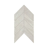American Olean Montesano White Stone-Look Porcelain Tile - Chevron