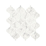 American Olean Mythique Marble Altissimo Matte Arabesque Porcelain Mosaic Tile
