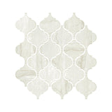 American Olean Mythique Marble Botticino Matte Arabesque Porcelain Mosaic Tile