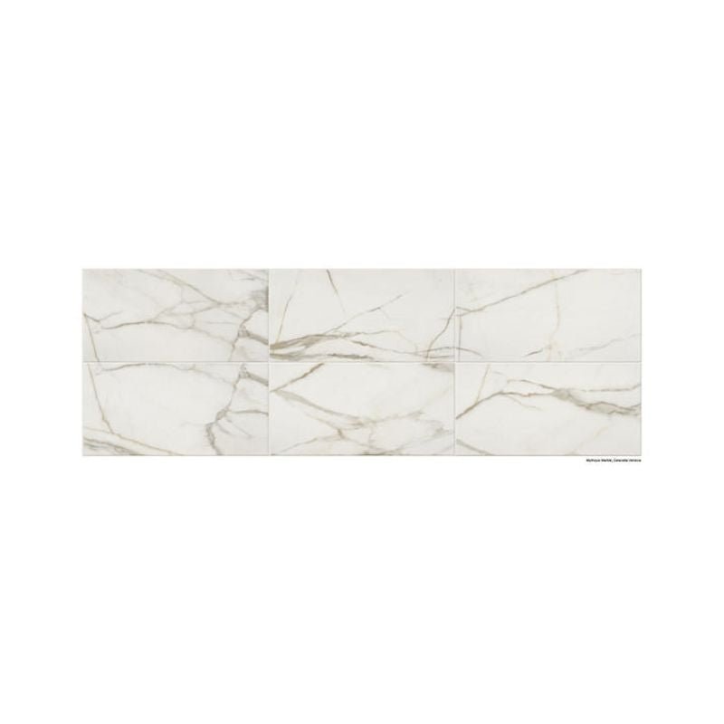 American Olean Mythique Marble Calacatta Venecia Porcelain Tile - Quality Home Distribution