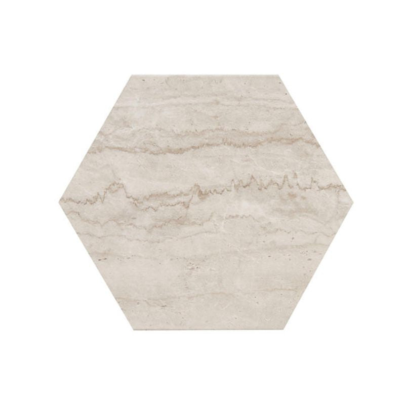 American Olean Mythique Marble Botticino Tile - Hexagon