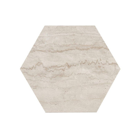 American Olean Mythique Marble Botticino Tile - Hexagon