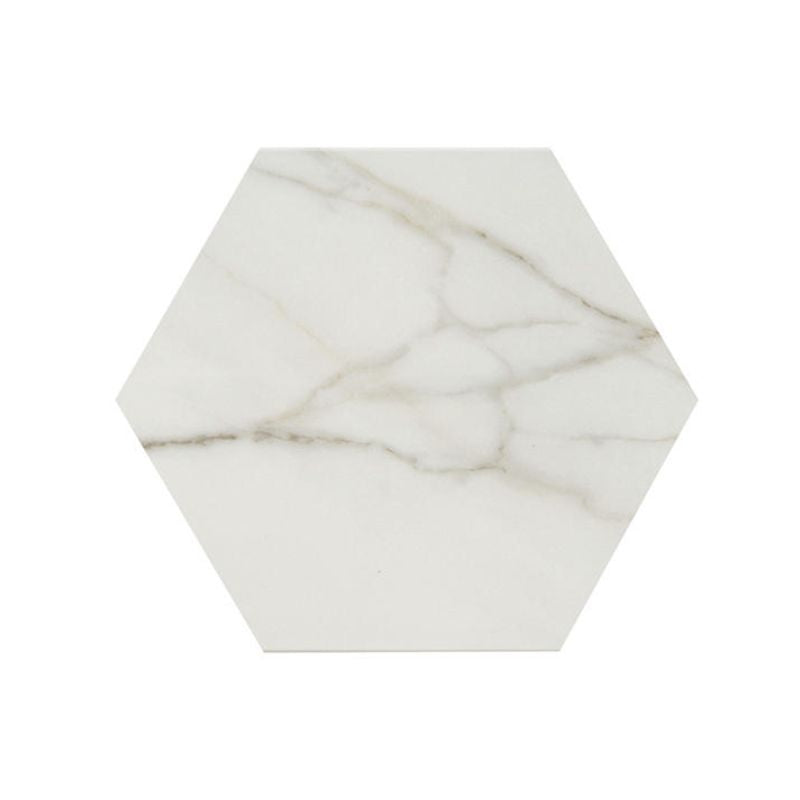 American Olean Mythique Marble Calacatta Venecia Porcelain Tile - Hexagon