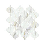 American Olean Mythique Marble Calacatta Venecia Matte Arabesque Porcelain Mosaic Tile