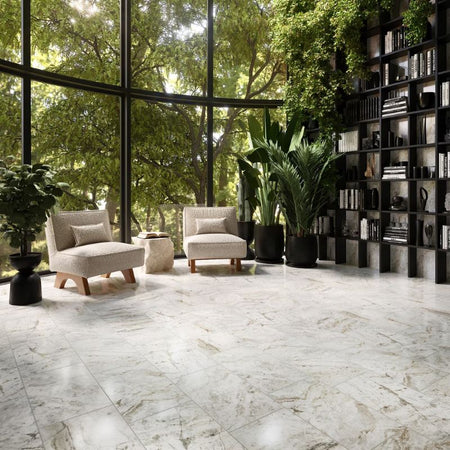 American Olean Mythique Marble Majestic Porcelain Tile - Lifestyle