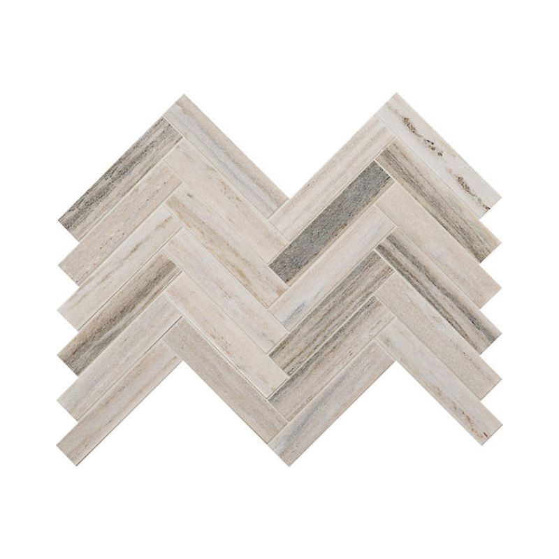 American Olean Open Horizon Ascend Stone Mosaic Tile - Chevron