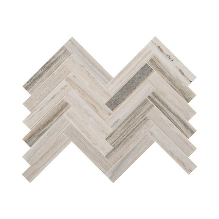 American Olean Open Horizon Ascend Stone Mosaic Tile - Chevron