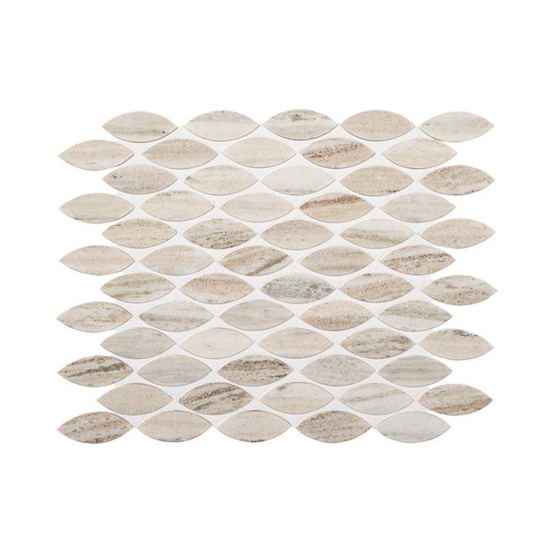 American Olean Open Horizon Ascend Stone Mosaic Tile - Leaf