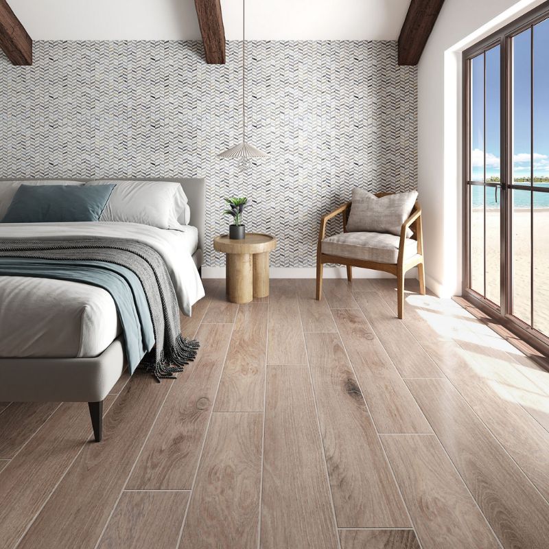 American Olean Parchment Debonair Estate Wood-Look Tile - Lifestyle