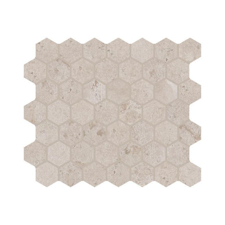 American Olean Rochester Beige Stone-Look Tile - Hexagon
