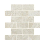 American Olean Silver Marble Marble-Look Porcelain Tile - Brick Joint