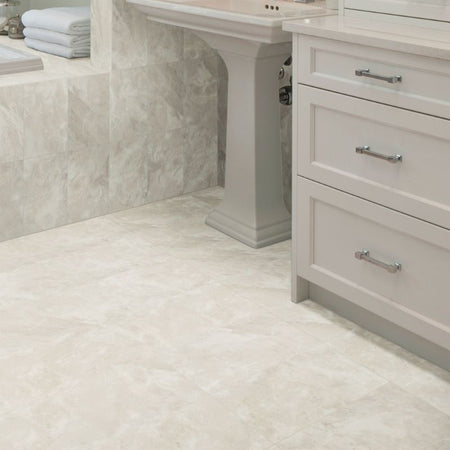 American Olean Silver Marble Marble-Look Porcelain Tile - Square Lifestyle 2
