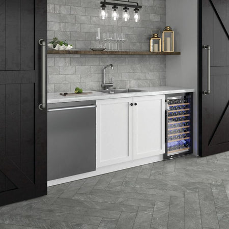 American Olean Solstice Autumn Grey Porcelain Tile - Lifestyle (Kitchen)