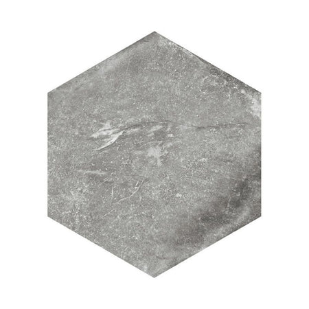American Olean Solstice Spring Grey Porcelain Tile - Hexagon
