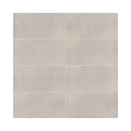 American Olean Stitchmark Bouclé Cream Fabric-Look Porcelain Tile