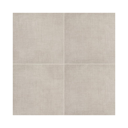 American Olean Stitchmark Bouclé Cream Fabric-Look Porcelain Tile