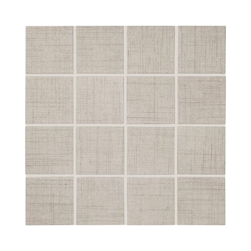 American Olean Stitchmark Bouclé Cream Fabric-Look Porcelain Tile - Straight Joint