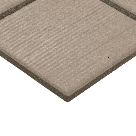 American Olean Stitchmark Cashmere Tan Fabric-Look Porcelain Tile - Straight Joint - Closed up Angle